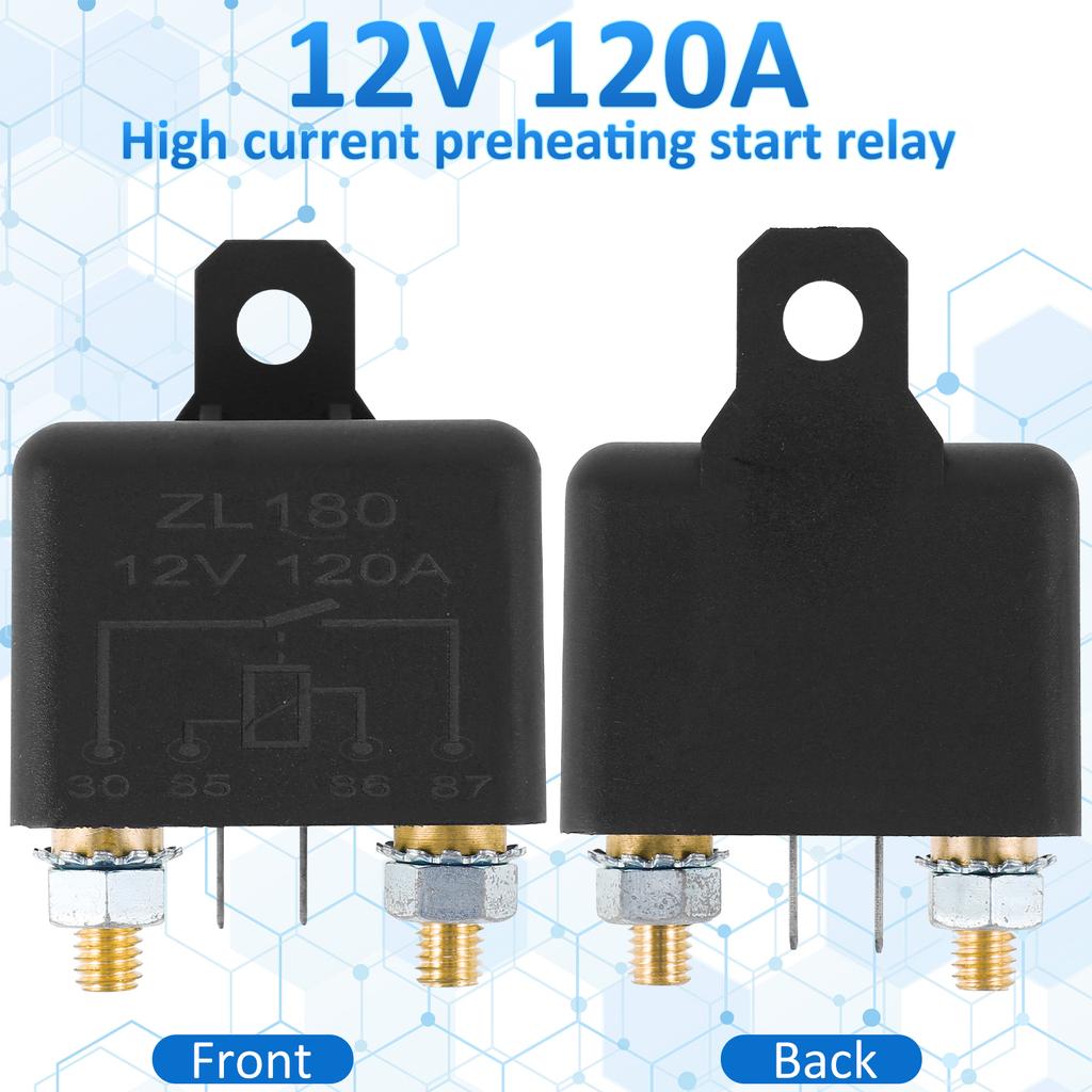 2 buc Relee Auto 12V 120A/200A Releu Demaror Curent Mare Releu Conductivitate Puternică Comutator Releu Universal Accesorii Auto