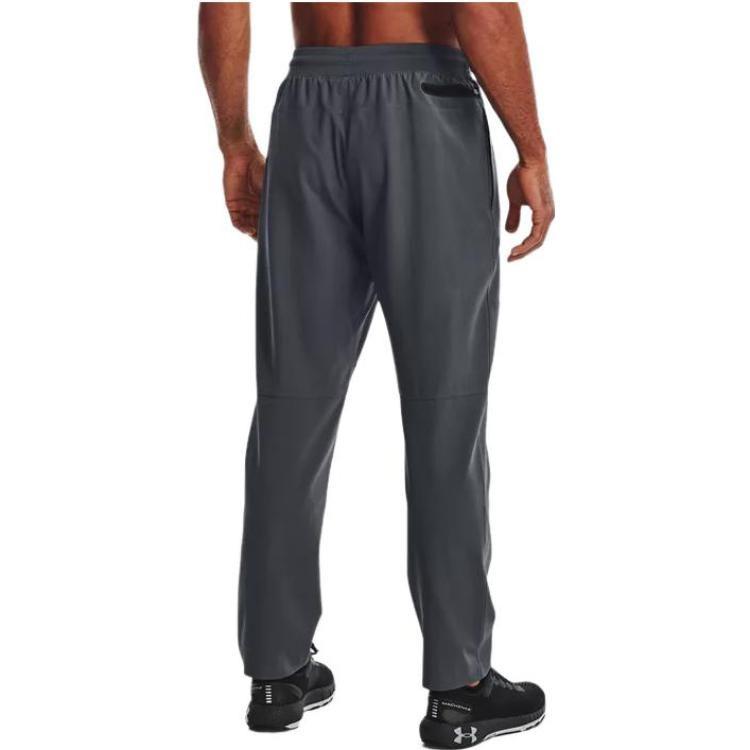 Under Armour Elite Straight Leg Casual Pants Men's Dark Gray Moderate Straight Fit Pants 1372614-012