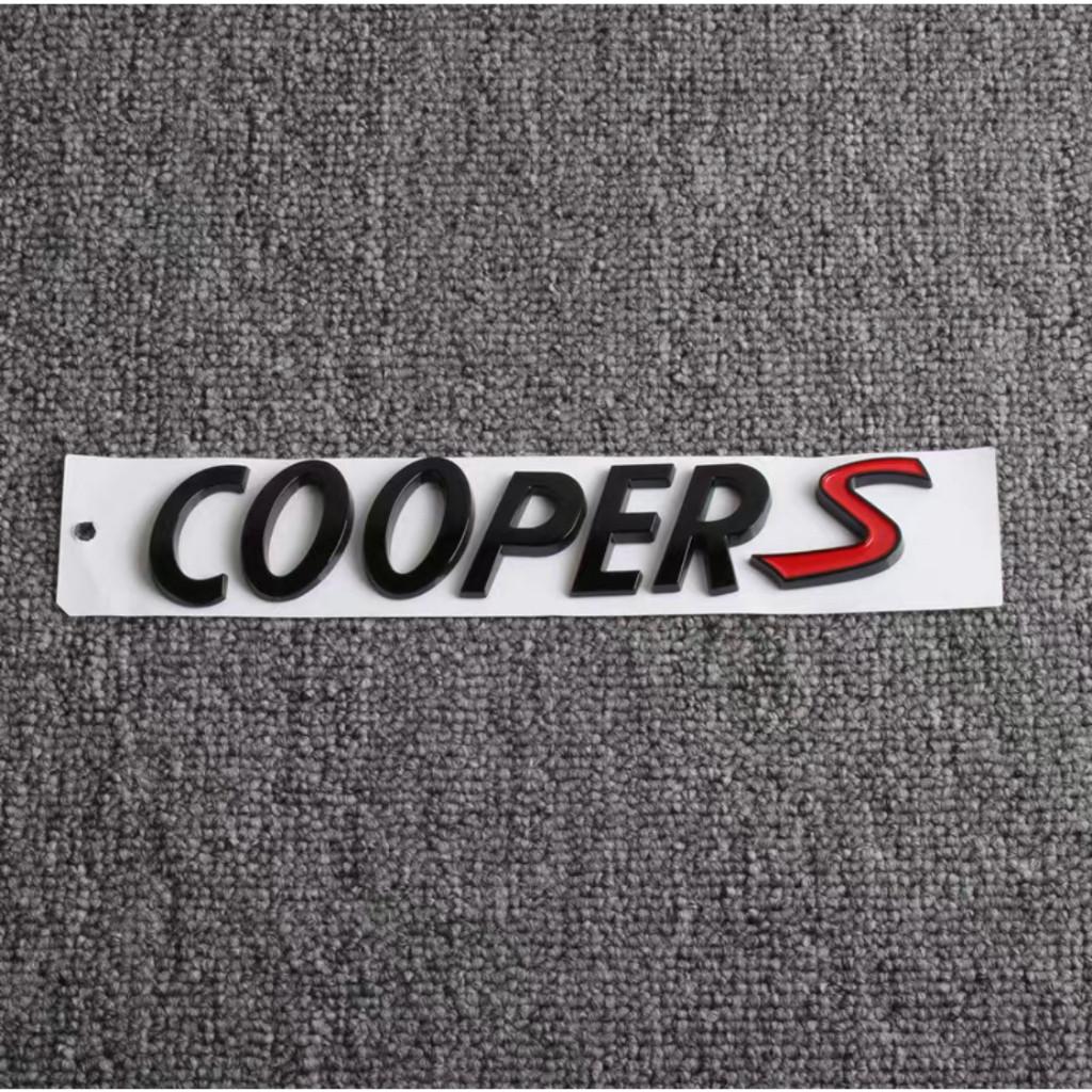 MINI COOPER 3D ABS Cooper S Car Logo Letter Emblem Rear Tail Box Label Four-Wheel Drive Sticker For BMW MINI COOPER