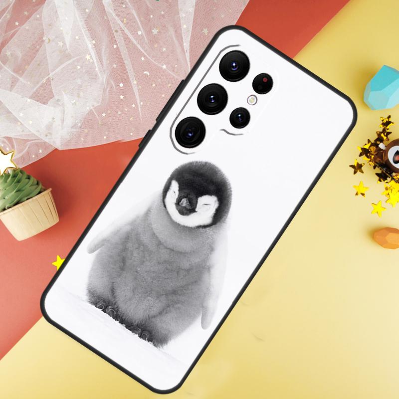 

Penguin Snow Arctic Cute Animal Phone Case For Samsung Galaxy S25 S26 Ultra S21 S20 S22 S23 Ultra S10 Plus S24 FE Cover Coque Galaxy S21Ultra
