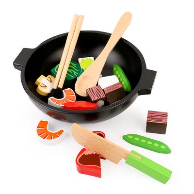 Baby Wooden Kitchen Toys Set For Children Simulation Vegetables Pretent Play Games