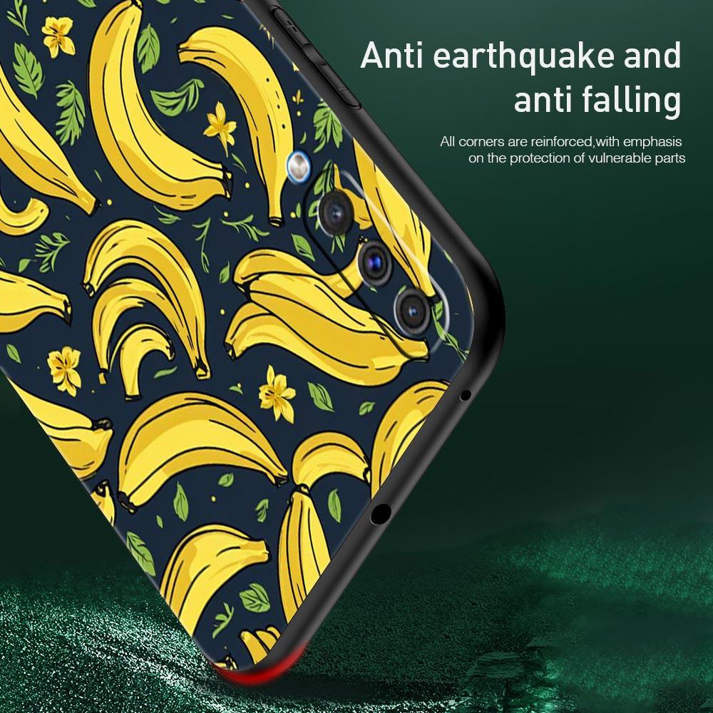 Funny Bite Apple Banana Phone Case for Samsung Galaxy A56 A36 A26 A16 A34 A24 A42 A22 A20 A12 A40 A30 A10 Soft TPU Cover Shell