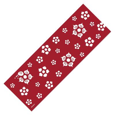 Smile Slime Japanese Series Tenugui Flower Small (Tenugui) <Slime Pattern>