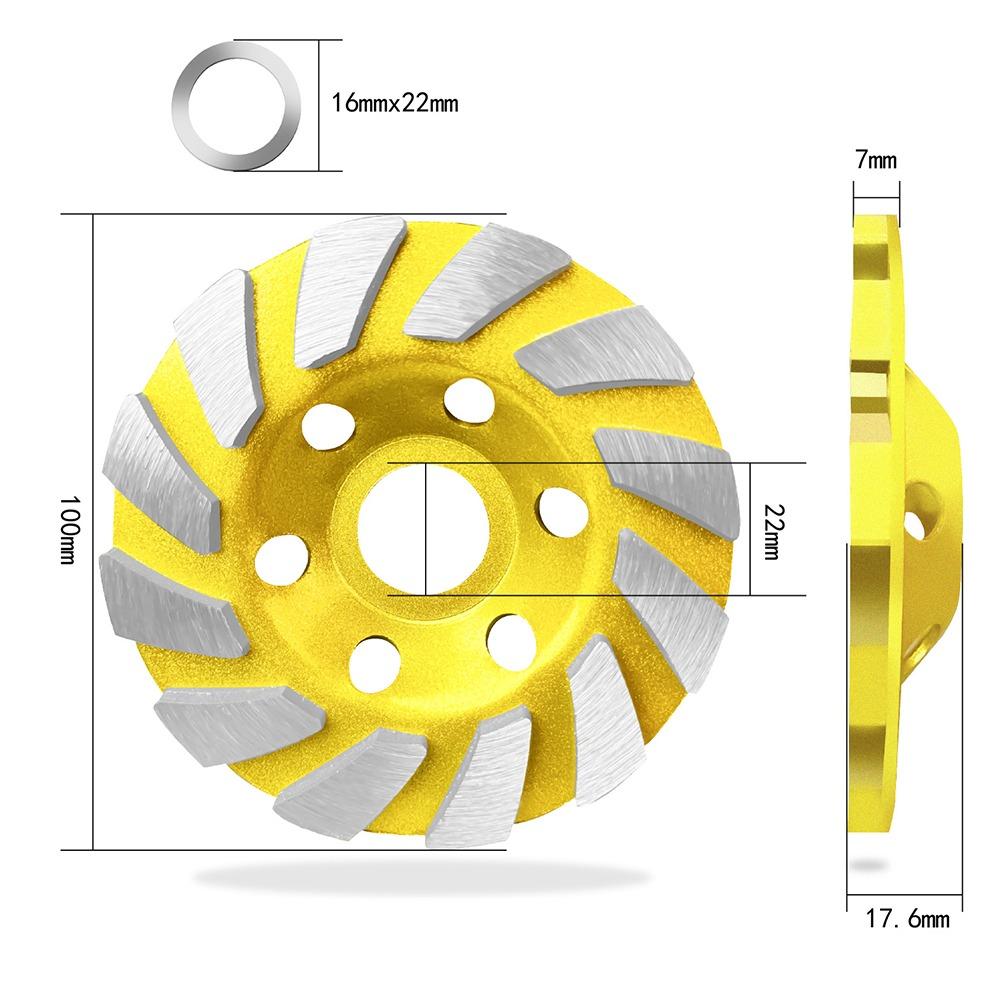 

Многофункциональный алмазный чашечный шлифовальный круг Алмазная шлифовка Портативные двухрядные шлифовальные круги Шлифовальные принадлежности 2