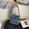 Denim Small Square Bag Women Shoulder Bag