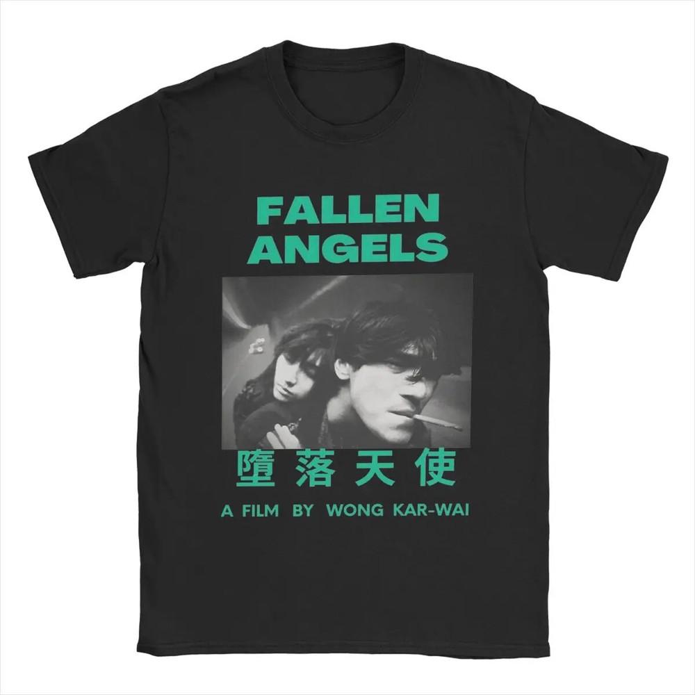 

Fallen Angels Wong Kar Wai Men s T Shirt Funny Tee Shirt Short Sleeve Crewneck Unisex T-Shirt S