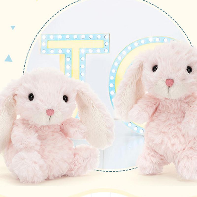 Jellycat Bonnie Rabbit Sweet Rabbit Soothing Light Pink Doll Plush Doll 13cm High