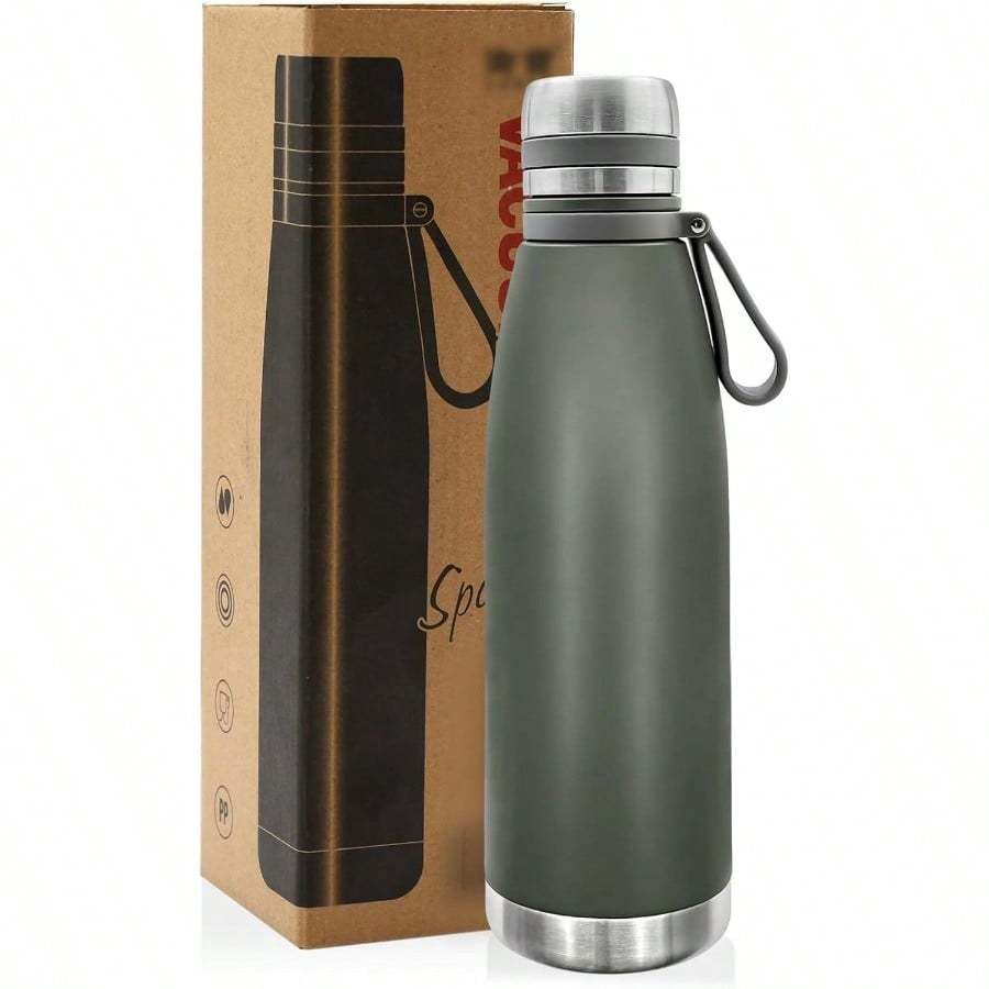 37Oz/1100ml For Hot/Cold Drinks Coffee Water Bottle Wide Mouth Thermal Cups- Leakproof Insulated Commute Travel Picnic Friendly