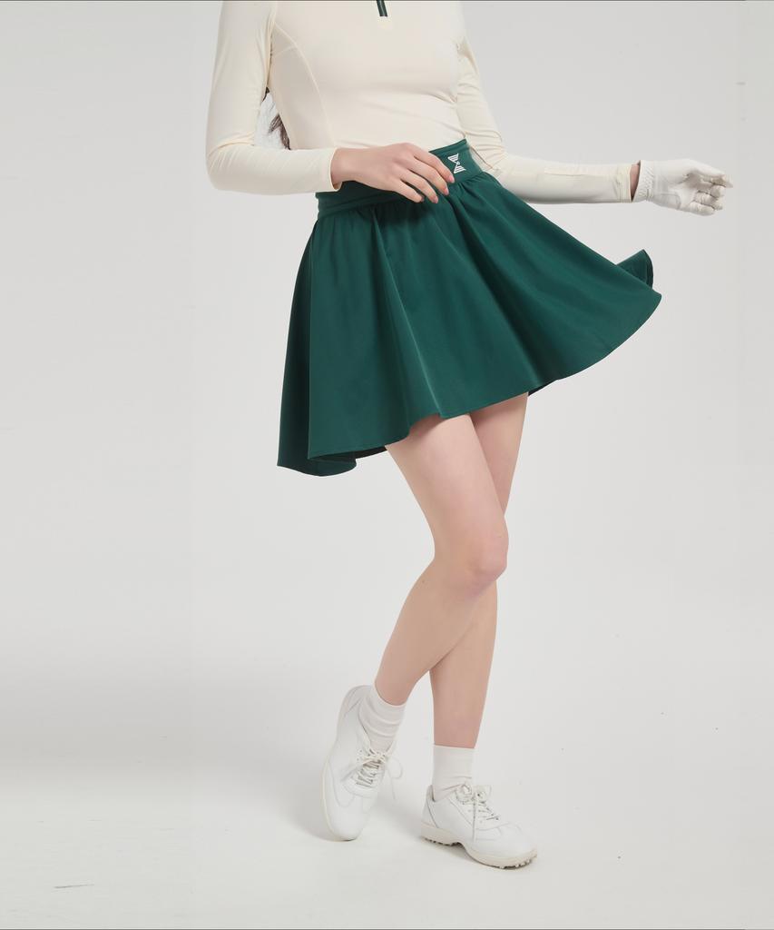 I Parka Pine Tree High-Waisted Flare Skirt