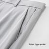 Men's 2025 Spring/Summer Light Luxury Anti-Wrinkle Soft Shell Business Casual Sports Trousers