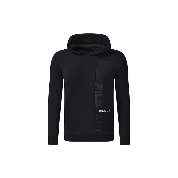 

FILA Athletics Basic Logo Casual Sports Knit Hoodie Men hoodies Deep-Black A11M231211F-BK XXXL