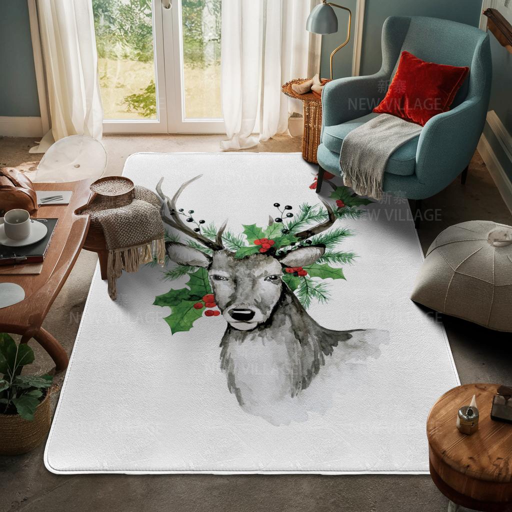 Koberec ke vchodu do domu Rohožka ke dveřím do domu Obývací pokoj Vana Koupelna Protiskluzové koberce s absorpcí vody vana Veselé Vánoce zima