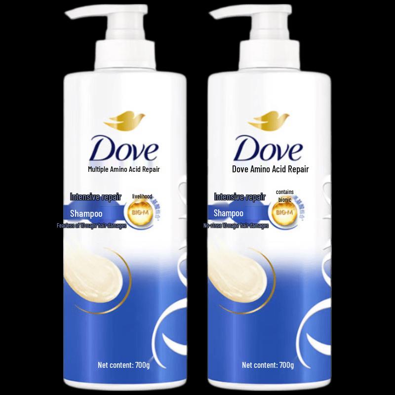 Dove Intensive Repair Amino Acid Shampoo Twin Pack