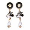 Disney Minnie Swing Earrings Minnie Collection ( MARY QUANT ) Japan NEW