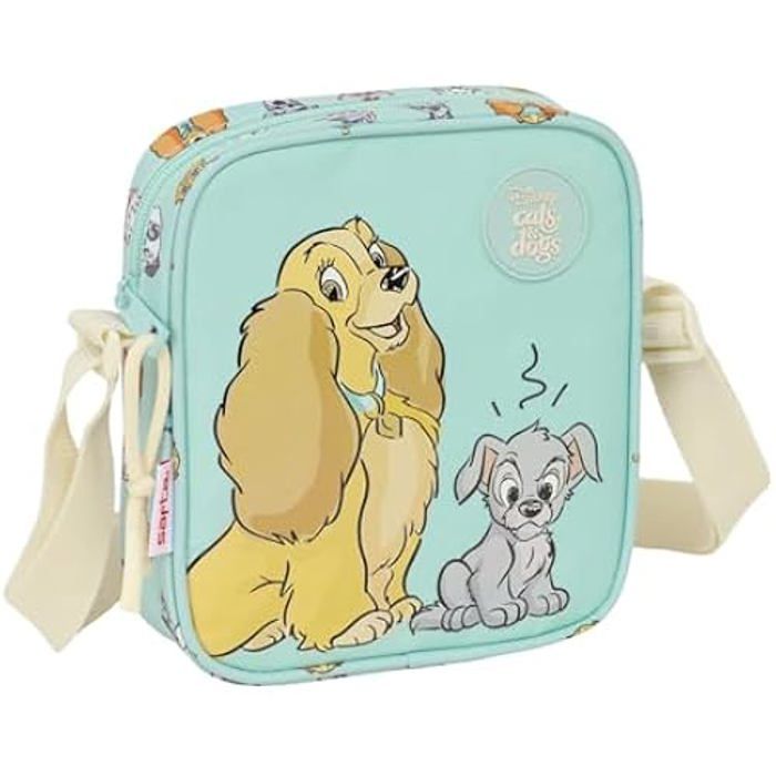 Petit sac à bandoulière - SAFTA - CATS & DOGS - Confortable - Polyvalent - Pour enfants de 5 à 14 ans