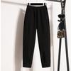 Women's High Waist Loose Cotton-Fleece Carrot Pants - Winter Casual Harem Style