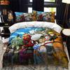 Naruto Duvet Cover Pillowcase Anime Bedding Set for Teen Girls Fashion Double Queen Size Bed Bedroom Decoration Gifts