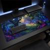 Tapis de Souris Bleu Violet Forêt Fantastique Impression à la Demande Nouveau HD Tapis de Souris pour la Maison XXL Tapis pour Clavier Mécanique Tapis de Souris de Bureau
