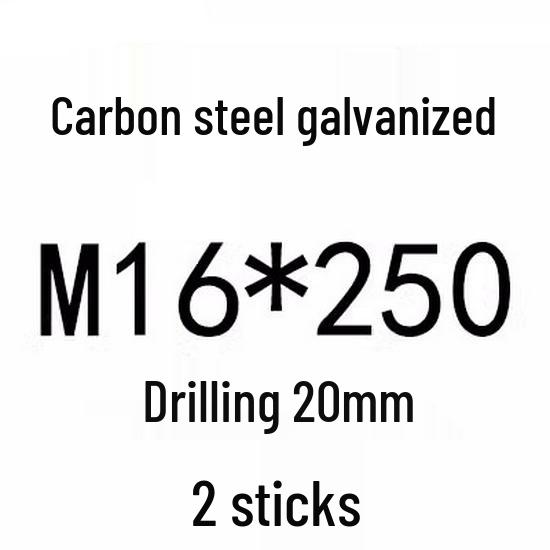 Extra Long Expansion Screws Set - Pull-Out Bolts M6/M8/M10/M12/M14/M16 in Various Sizes (200x250x300x400)