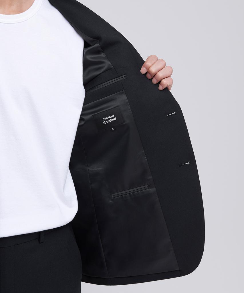 Musinsa Standard Basic Wool Blazer [Black]