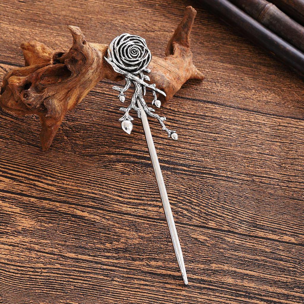 Viking Rose Hairpin: Trendy, Versatile Hair Accessory for Parties