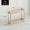 Bathroom & Kitchen Multi-layer Floor-standing Storage Trolley Shelf