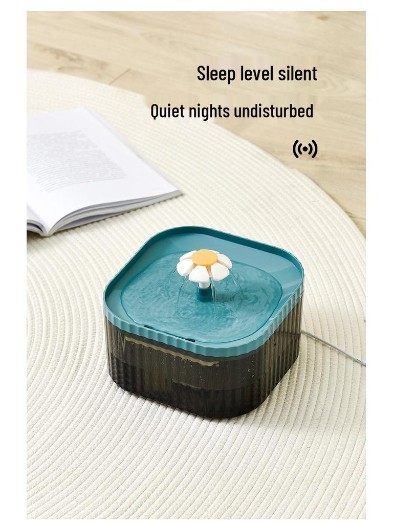 Smart Pet Water Fountain with Automatic Circulation and Filtered Flow for Cats and Dogs