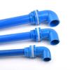 I.D20~50mm PVC 90° Bogen Ablaufverbinder Aquarium Fischbecken Überlaufverbinder Wassereinlass Auslass Zuleitung DIY Ablaufverschraubungen
