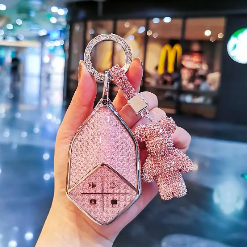Suitable For Deep Sl03 Keycase S7 23/24 Keycover Key Shell Keychain Pink Keychain Gift,Sparkling Car Key Case,Keychain For Women