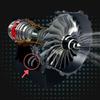 Tr900 Aircraft Turbofan Engine Electric Simulation Jet Turbojet Engine Assembly Diy Model Kit Toy Ornaments Gift
