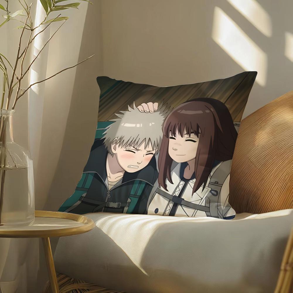 Heavenly Ddelusion anime Pillow Case DoubleSided Plush Sofa Cushion Covers Organic Breathable Invisible Zipper