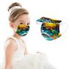 100PCS Children Three-Layer Protective Dust-Proof Cartoon Print Disposable Mask