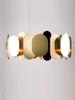 LED Postmodern Stainless Steel Gold Round Designer Suspension Luminaire Lampen Pendant Lamp.Pendant Light For Dinning Room