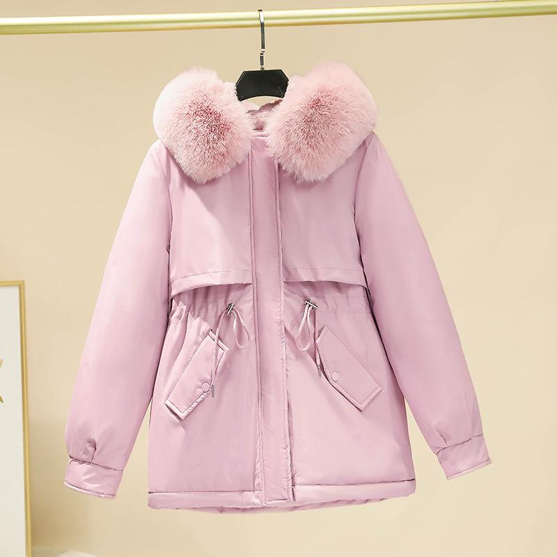 Cotton-padded Jacket Women's Short Winter Cotton-padded Clothes Overcome Coat.