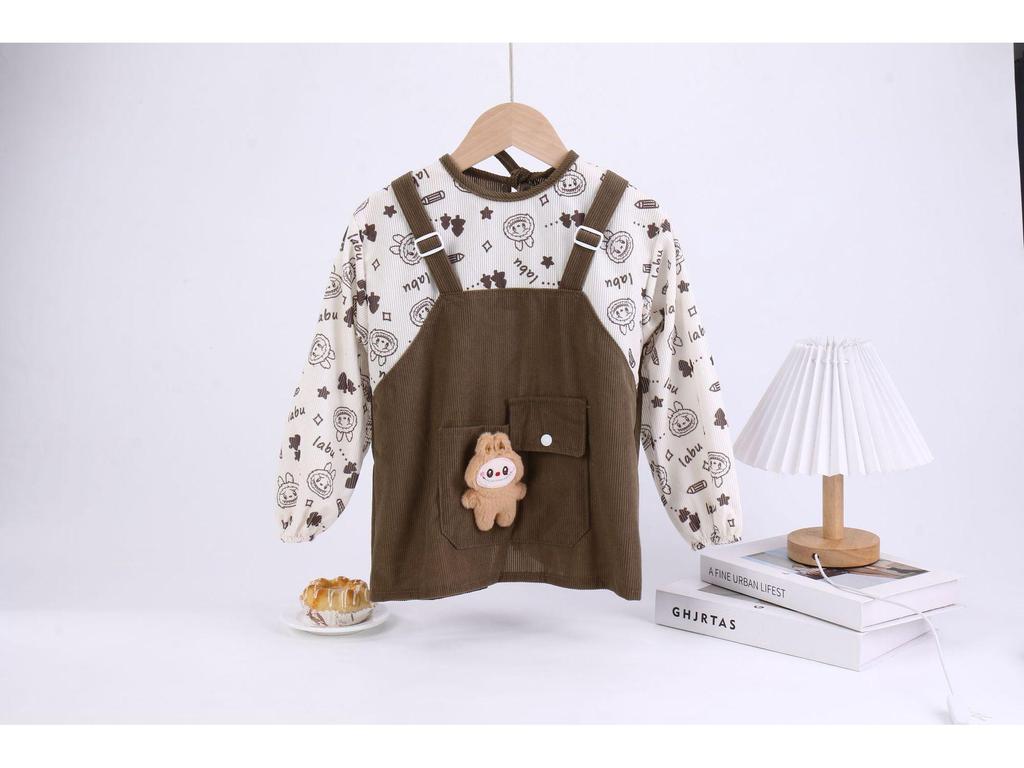 Baby Waterproof Cartoon Smock Bib for Spring/Autumn - Stain and Dirt Resistant