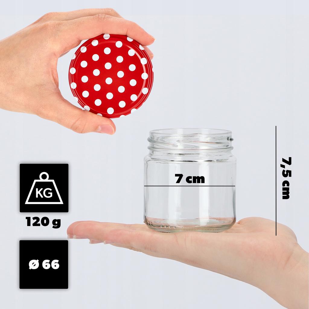 KADAX 10x Glas 200ml + Deckel Fi66 für Konserven Marmelade