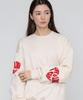 GRAVER [Unisex] Multi Life Logo Heart Sweatshirt_Cream