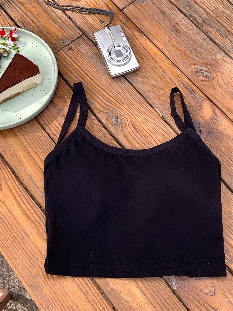 Women's Spicy Summer Slim Fit Backless Camisole with Chest Pads