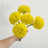 Artificial Dianthus Stem Realistic Fake Green/Orange/Yellow Tricks Plant for Vase Home Office Wedding Decoration Flower Arrangment