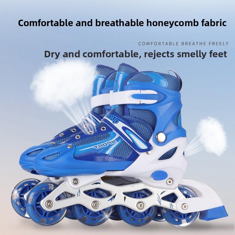 PVC Kinder Skates Universal Rollschuhe Erwachsene Pulley Speed Skating Rollschuhe Schiebe Runaway Schuhe