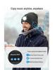 Luminous LED Headlamp Music Hat with Wireless Bluetooth Earphones for Night Running & Fishing