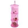 Multilayer Dry Rack Foldable Hanging Mesh Toy Storage Basket Underwear Organiser Cage Yellow