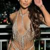 European And American Multi-Layer Fringed Chest Chain Nightclub Sexy Trend Rhinestone Body Chain Female Body Chain