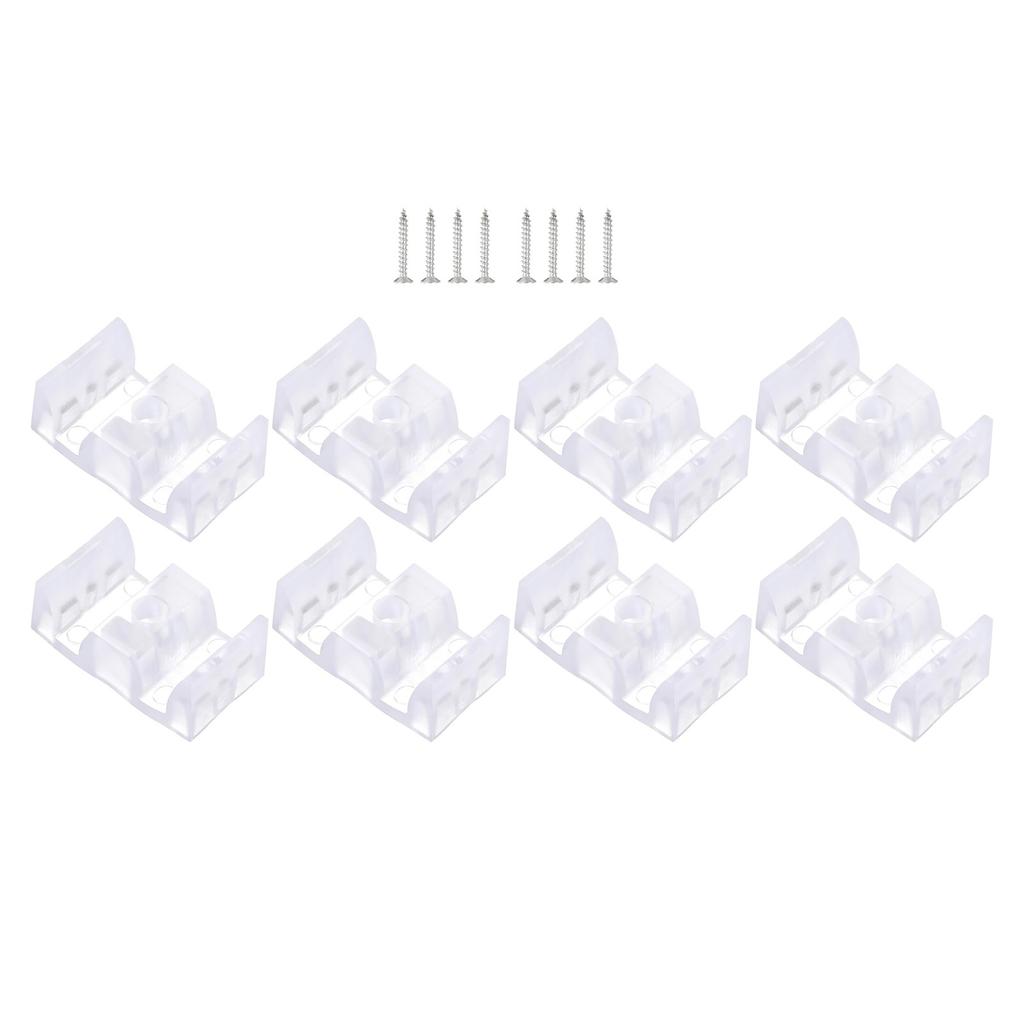8Pieces Multipurpose Sliding Shower Door Guards Sturdy ABS Materials Bumpers for Frame Glass Door Protective Use