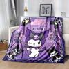 1pc. Cute Kuromi Birthday Gift Blanket for Home Office Outdoor Usez0411257