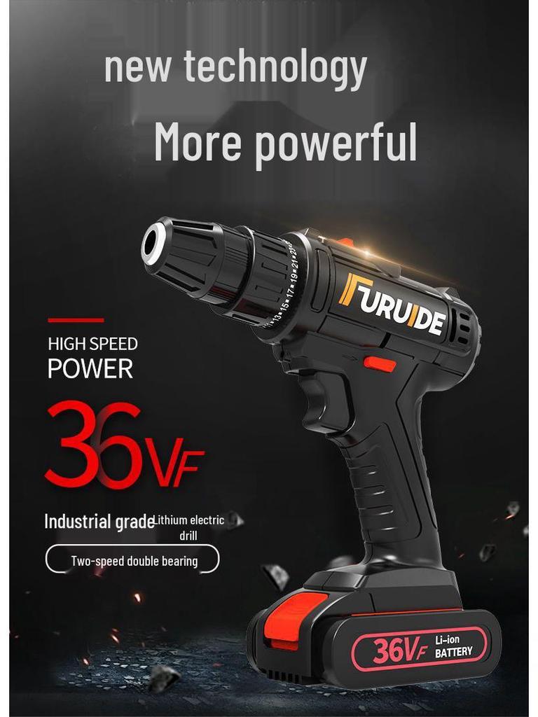 Fureide Electric Drill Set: Multi-Function Hand Toolkit for Woodworking & Repairs