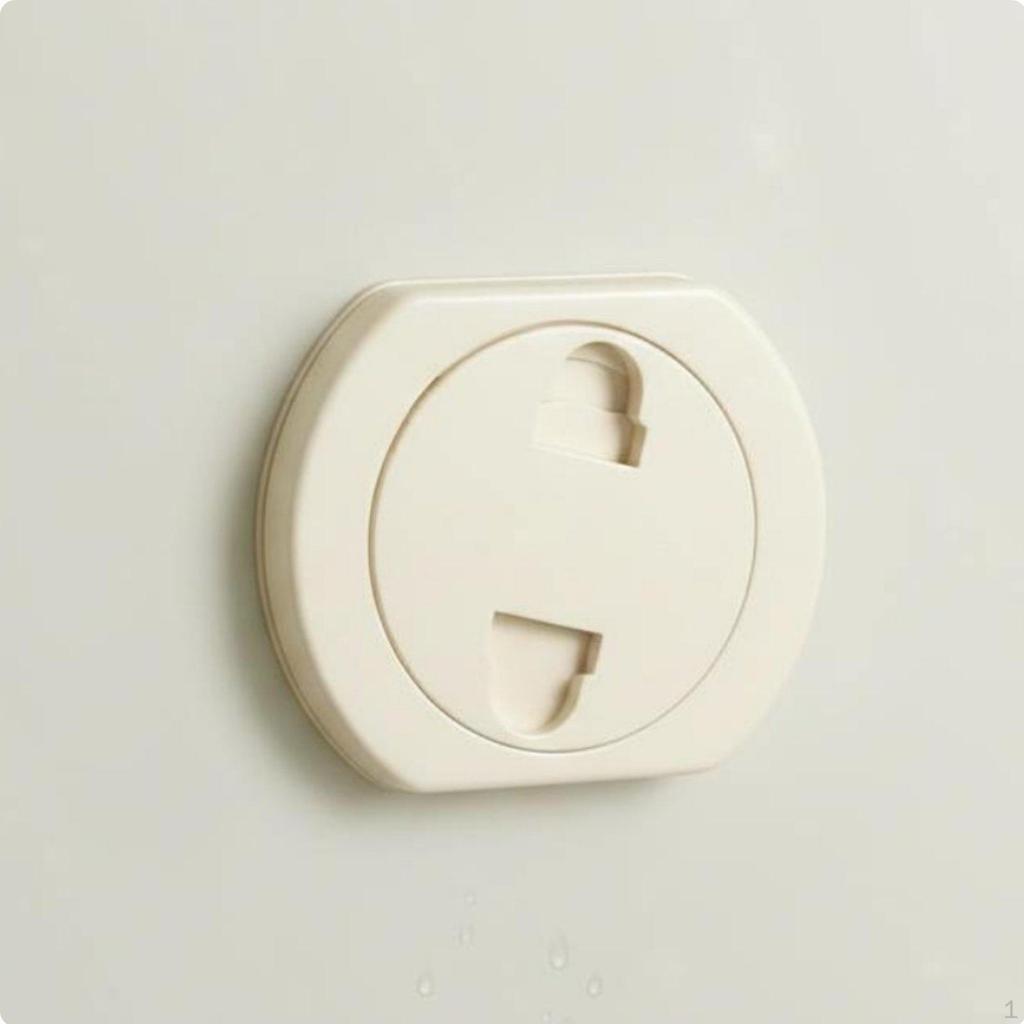 AntiCurrent Barrier Socket Cover Fireproof Electrical Waterproof Rotating Outlet Cap