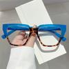 Oversized Eyeglasses Frames  Stylish New in Multicolor Spectacles Trendy Fashion Non-prescription Women Eyeglasses