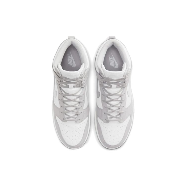 New Nike Dunk High Retro White Vast Grey DD1399-100