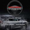 Autopotah na volant pro Toyota Tacoma Tundra 4Runner Sequoia 2/4 Door SR5 Trail Limited Platinum TRD Pro Off Road 4x4 sportovní příslušenství, 2024